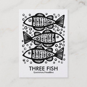 Three Fish - Gold Card