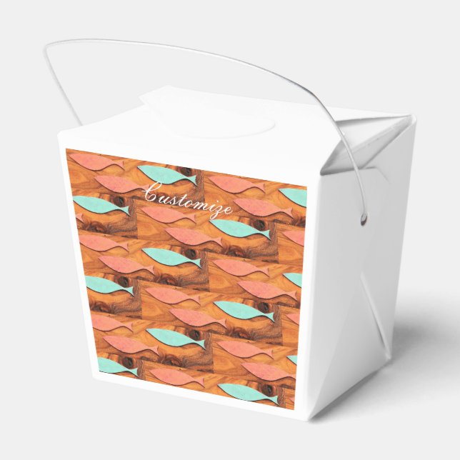 Three Fish Pattern Thunder_Cove Favour Box (Back Side)