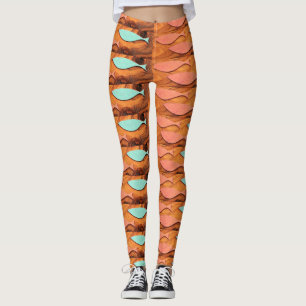 Three Fish Pattern Thunder_Cove Leggings