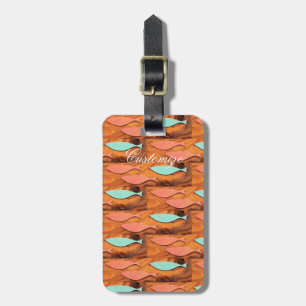 Three Fish Pattern Thunder_Cove Luggage Tag
