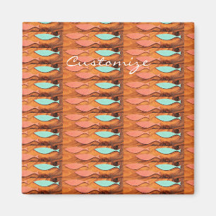 Three Fish Pattern Thunder_Cove Magnet