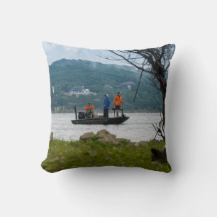 Three Fishermen On Table Rock Cushion