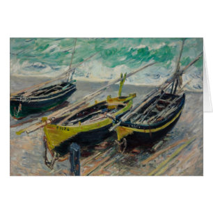Three Fishing Boats by Claude Monet