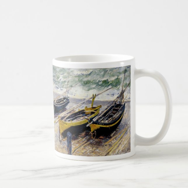 Three Fishing Boats Coffee Mug (Right)