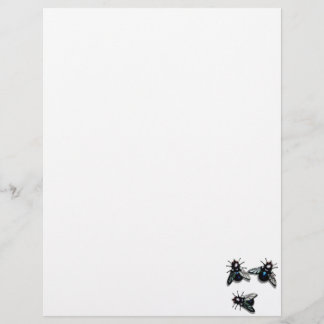 Three flies plain letterhead