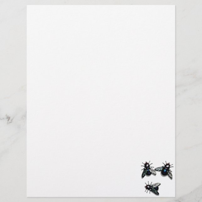 Three flies plain letterhead (Front)