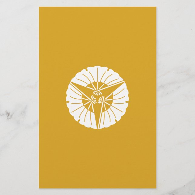 Three-fold Ginkgo Crest (Front)