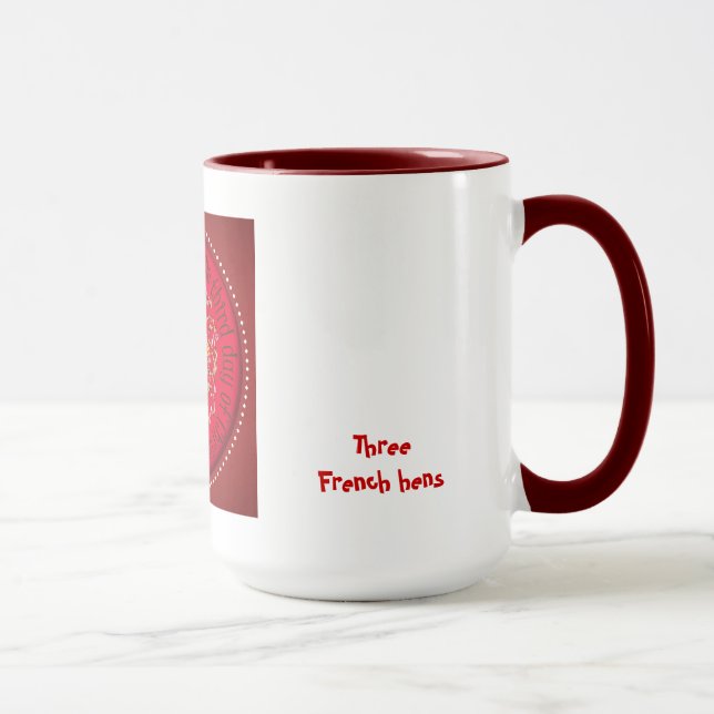 Three French hens Mug (Right)