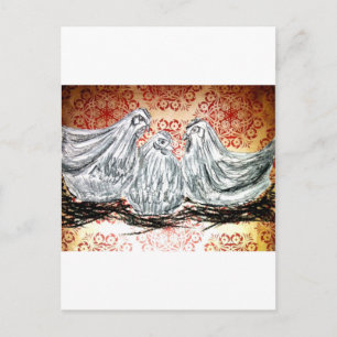 Three French Hens Postcard