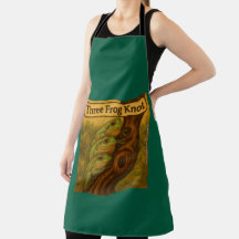 Three Frog Knot – Whimsical Amphibian Wordplay Art