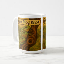 Three Frog Knot – Whimsical Amphibian Wordplay Art