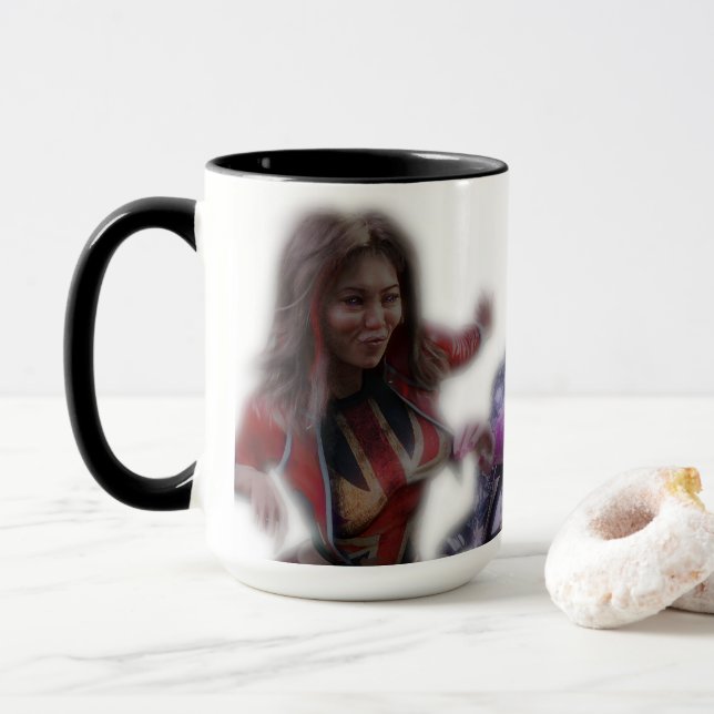 Three Funny Ladies Mug (With Donut)