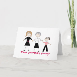Three Generations Strong Card
