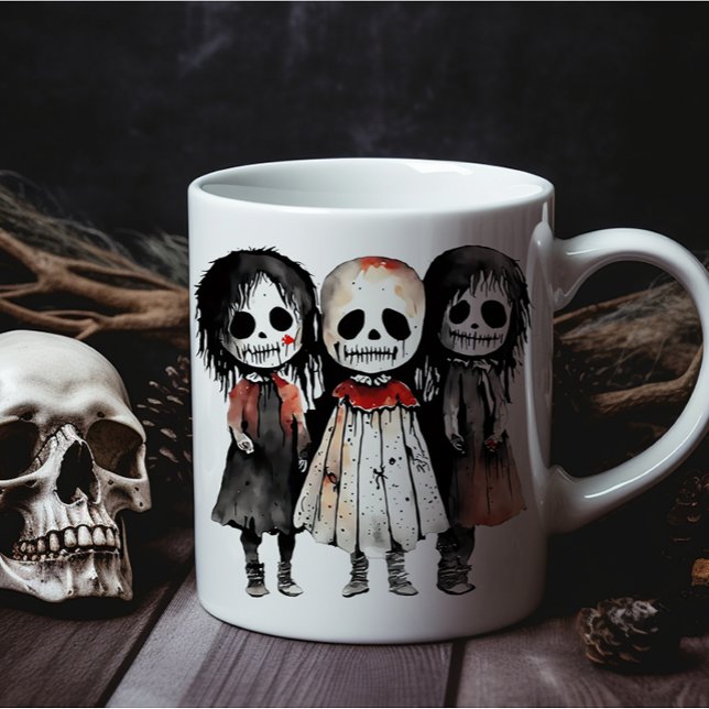 Three Ghost Children Large Coffee Mug (Creator Uploaded)