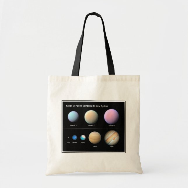 Three Giant Planets Orbiting Kepler 51 Tote Bag (Front)