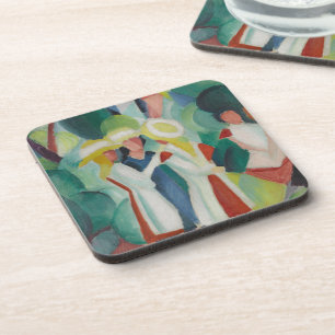 “Three Girls” Art coasters