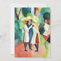 Three Girls in Yellow Straw Hats