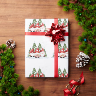 Three Gnome Christmas Wrapping Paper
