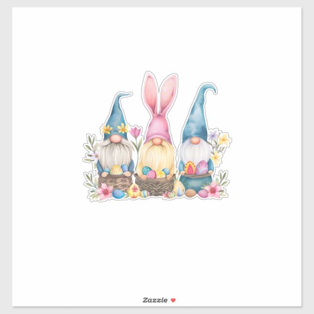 Three Gnome Easter Gnome Easter Egg T-Shirt (Sheet)