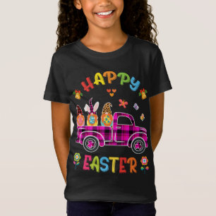 Three Gnomes Bunny Holding Egg Happy Easter day tr T-Shirt