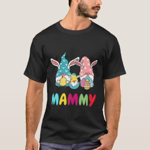 Three Gnomes Holding Easter Eggs Funny Grandma Mam T-Shirt