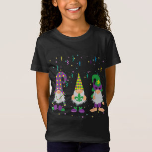Three Gnomes Mardi Gras Lover T-Shirt