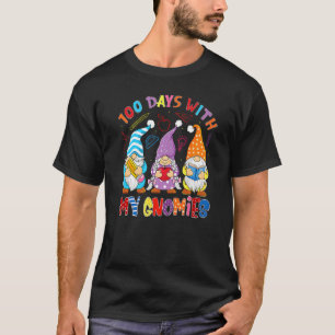 Three Gnomes Virtual Happy 100th Day Of School Tea T-Shirt
