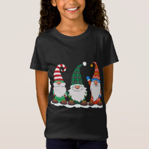 Three Gnomes Winter Matching Family Gnome Christma T-Shirt