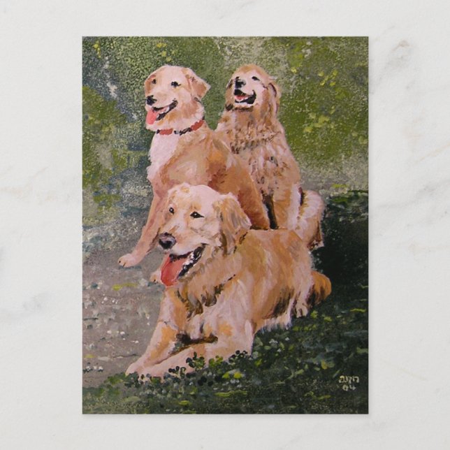 Three Golden Generations Postcard (Front)