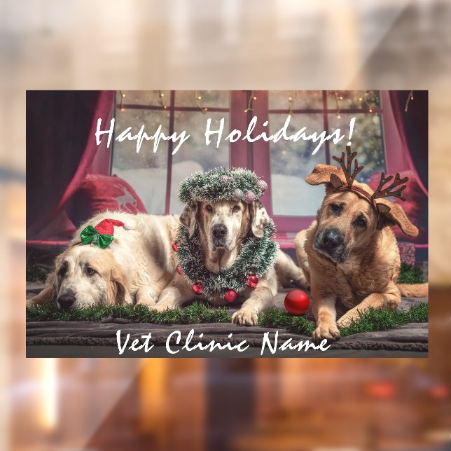Three Good Dogs Veterinarian Christmas    Window C (Sheet 2)