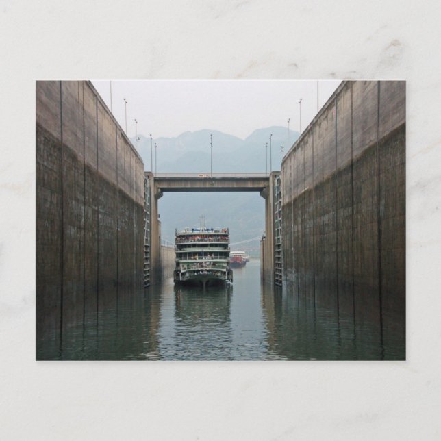 Three Gorges Dam Postcard (Front)