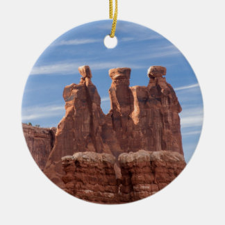 Three Gossips Ceramic Tree Decoration