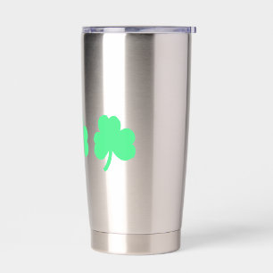 Three Green Shamrock Trinity Insulated Tumbler