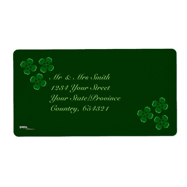 Three Green Shamrocks (Front)