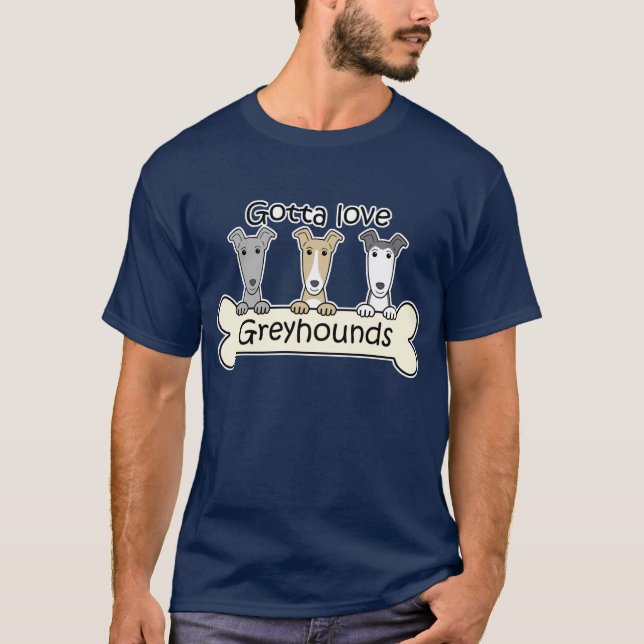 Three Greyhounds T-Shirt (Front)