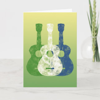 Three Guitars Card