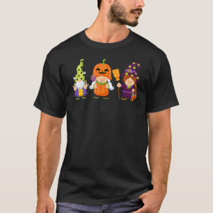Three Halloween Gnomes Mens Womens Kids Toddler Co T-Shirt