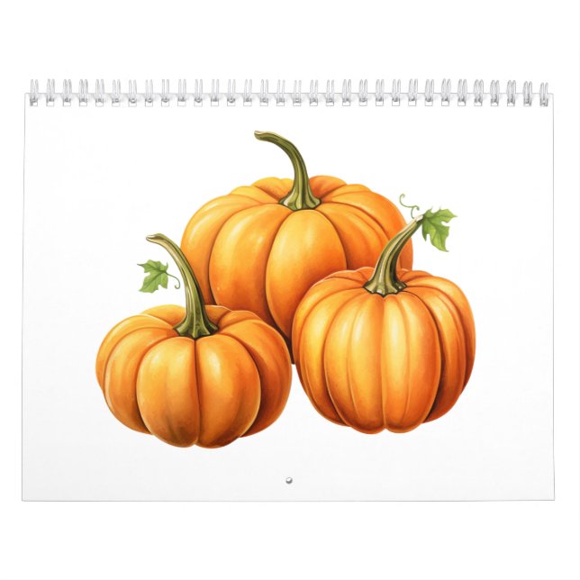 three halloween pumpkins calendar (Cover)