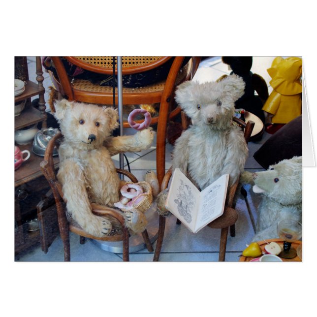 Three Happy Teddy Bears (Front Horizontal)