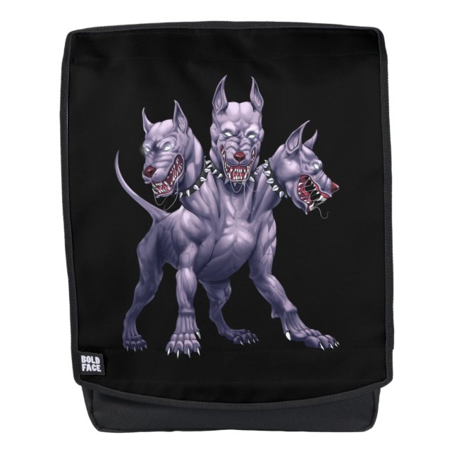 Three Headed Dog Cerberus Backpack (Front)