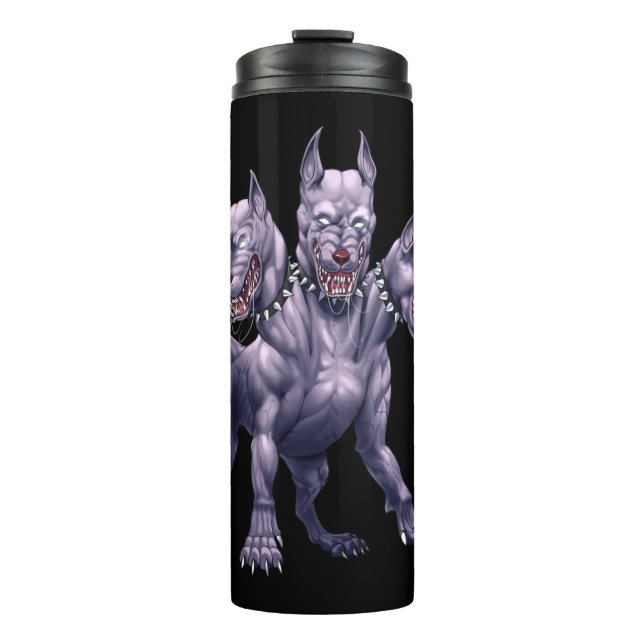 Three Headed Dog Cerberus Thermal Tumbler (Front)
