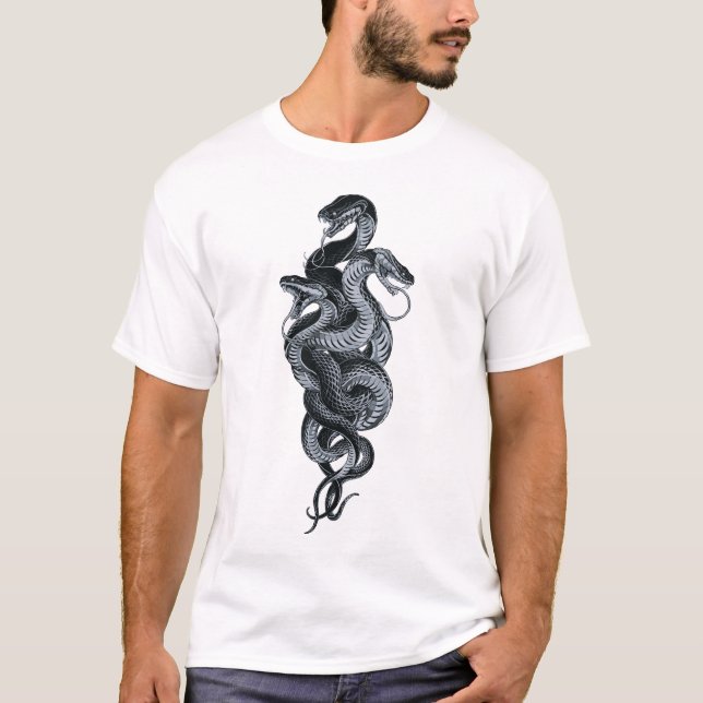 Three-Headed Serpent Masterpiece T-Shirt (Front)