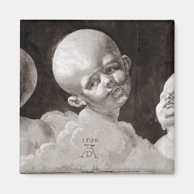 Three Heads of Children, 1506 Magnet (Front)