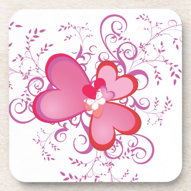 Three Hearts Coaster (Front)