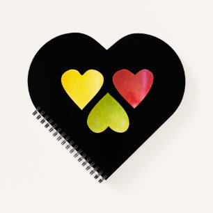 Three hearts notebook