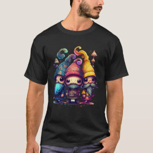 Three Hippie Gnomes Peace Gnome Gnome Desisgn 2 T-Shirt