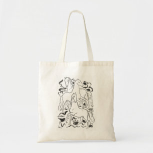 Three Horses Tote Bag