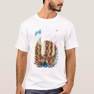 Three hot dogs in buns T-Shirt