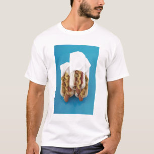 Three hot dogs in buns T-Shirt