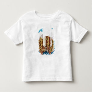 Three hot dogs in buns toddler T-Shirt